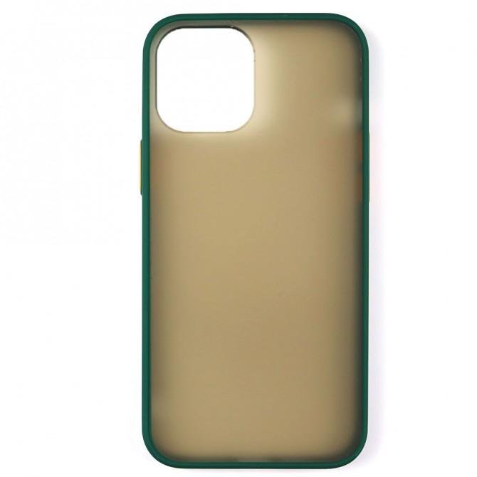 Чехол MATT CASE для iPhone 12 Pro/12 Dark Green-1