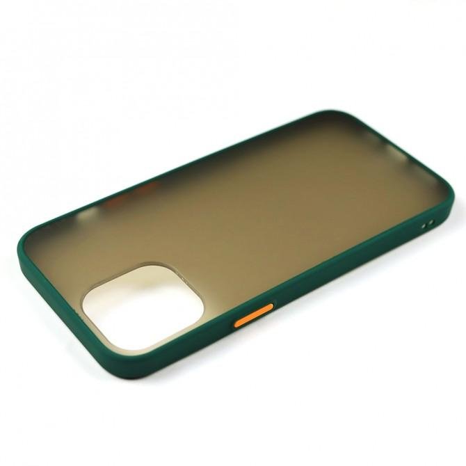 Чехол MATT CASE для iPhone 12 Pro/12 Dark Green-3