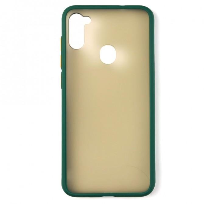 Чехол MATT CASE для Samsung A115 Galaxy A11 Темно Зеленый-1