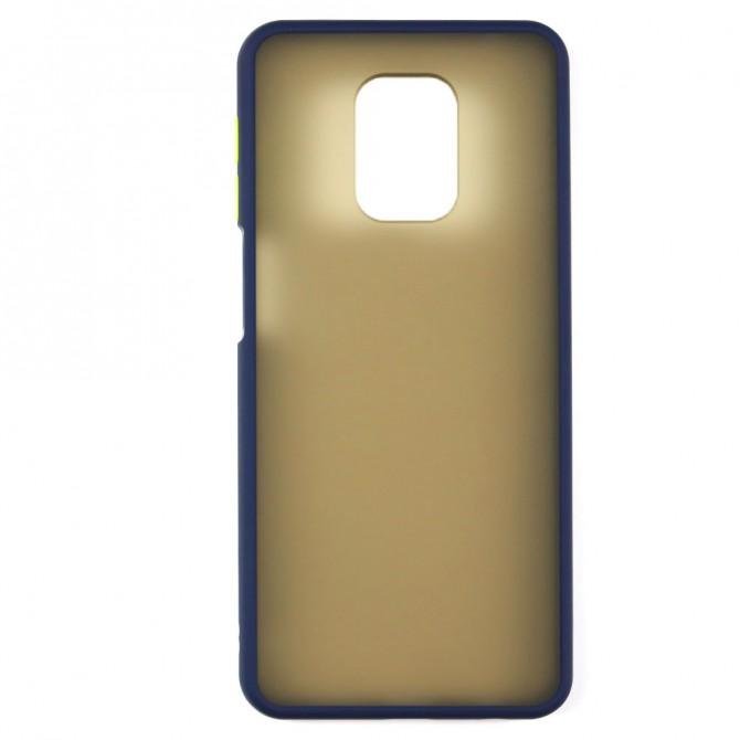 Чохол MATT CASE для Xiaomi Redmi Note 9/Redmi 10X Dark Blue-1