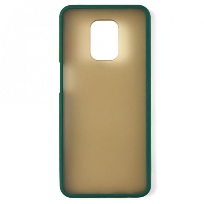 Чехол MATT CASE для Xiaomi Redmi Note 9 Pro/Note 9s Dark Green-1
