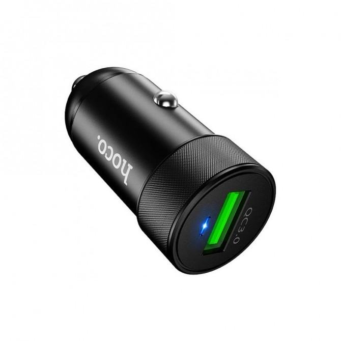 Автомобільний зарядний пристрій Hoco Z32A Чорний
