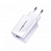 Сетевое зарядное устройство Usams T22 Single USB QC3.0 White