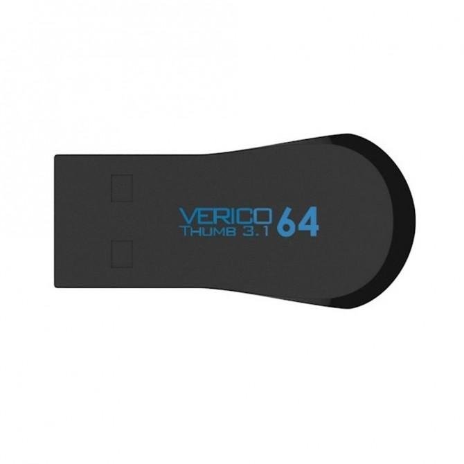 Флеш память Verico 64Gb Thumb Черный/Синий