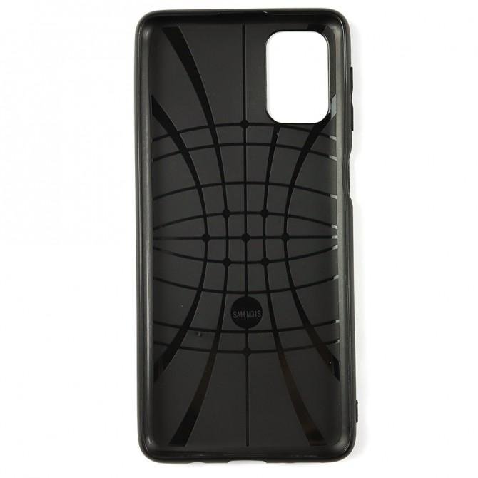 Кожаный чехол WaveSide для Samsung M317 Galaxy M31s Коричневый-2