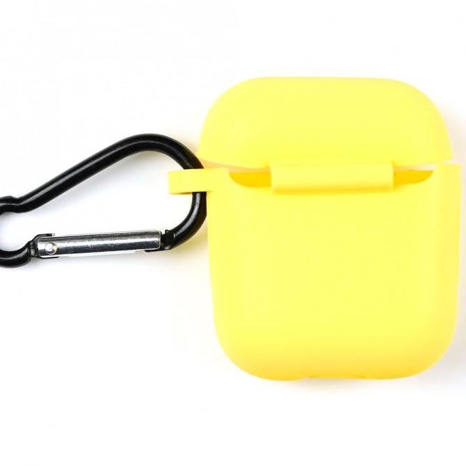 Чохол U-Like Silicone Protective Case для Airpods Yellow-1