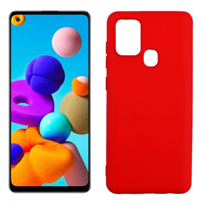 Чехол Soft Case для Samsung A217 Galaxy A21s Червоний FULL