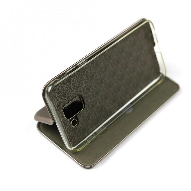 Чехол книжка U-Like Best Samsung Galaxy J6 2018 Серый-5