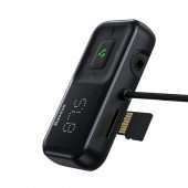 ФМ модулятор Baseus T-Typed S-16 Чорний ФМ модулятор Baseus T-Typed S-16 Чорний