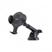 Автодержатель Hoco CA60 + Беспроводная зарядка Черный