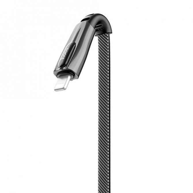 Кабель Hoco U70 Splendor Lightning 1,2m Dark Grey-1