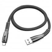Кабель Hoco U70 Splendor MicroUSB 1,2m Dark Grey