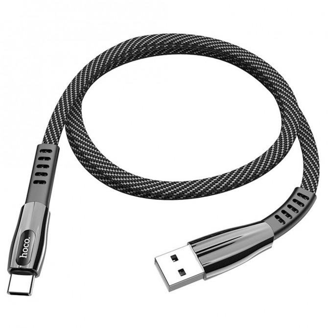 Кабель Hoco U70 Splendor Type-C 1,2m Dark Grey