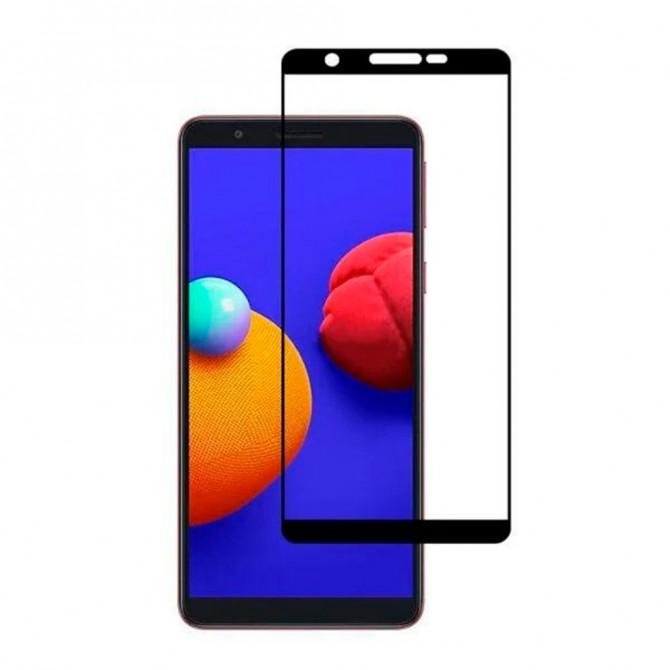 Захисне скло для SAMSUNG A013 A01 Core/M013 M 01 Core Full Glue (0.3 мм, 2.5D, чорне)