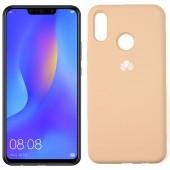Чохол силіконовий для Huawei P Smart Plus Бежевий FULL