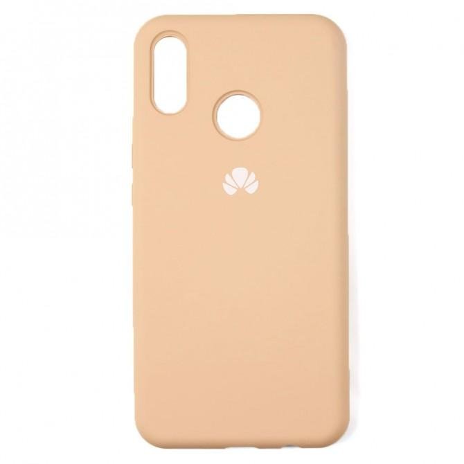 Чехол силиконовый для Huawei P Smart Plus Бежевий FULL-1