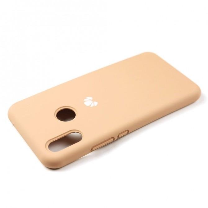 Чехол силиконовый для Huawei P Smart Plus Бежевий FULL-3