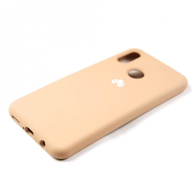 Чехол силиконовый для Huawei P Smart Plus Бежевий FULL-4