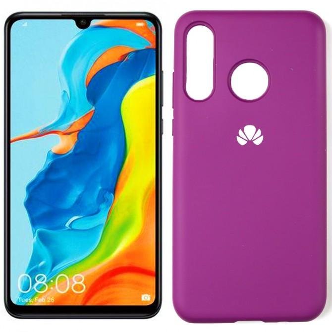 Чохол силіконовий для Huawei P30 Lite Виноградний FULL