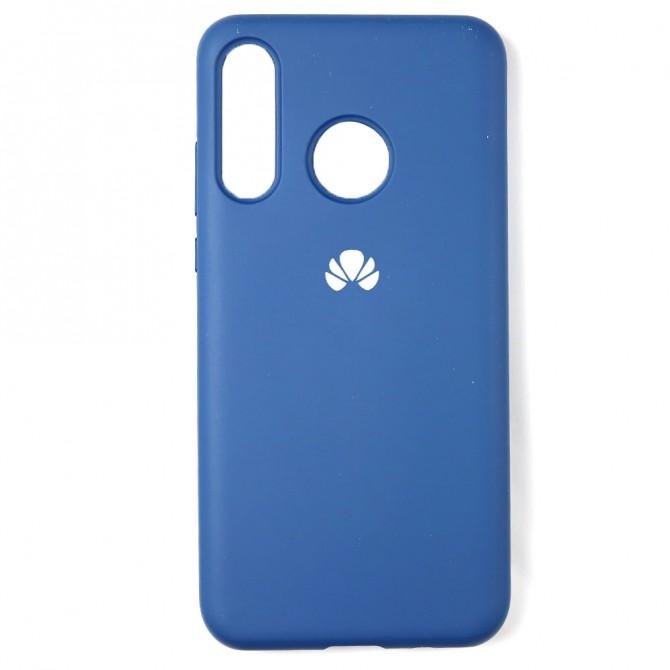 Чехол силиконовый для Huawei P30 Lite Тёмно синий FULL-1