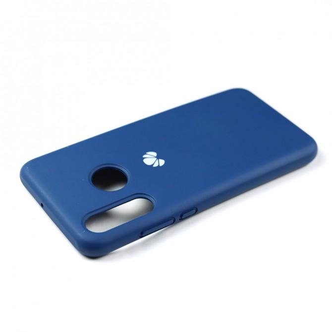 Чехол силиконовый для Huawei P30 Lite Тёмно синий FULL-3