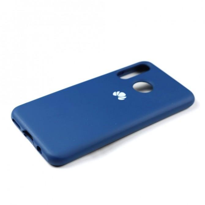 Чехол силиконовый для Huawei P30 Lite Тёмно синий FULL-4