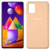 Чехол силиконовый для Samsung M317 Galaxy M31s Бежевый FULL