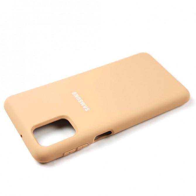 Чехол силиконовый для Samsung M317 Galaxy M31s Бежевый FULL-3