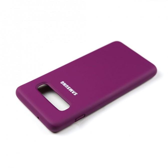 Чехол силиконовый для Samsung G973 Galaxy S10 Виноградный FULL-3