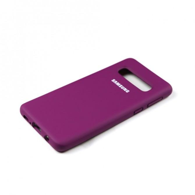 Чехол силиконовый для Samsung G973 Galaxy S10 Виноградный FULL-4