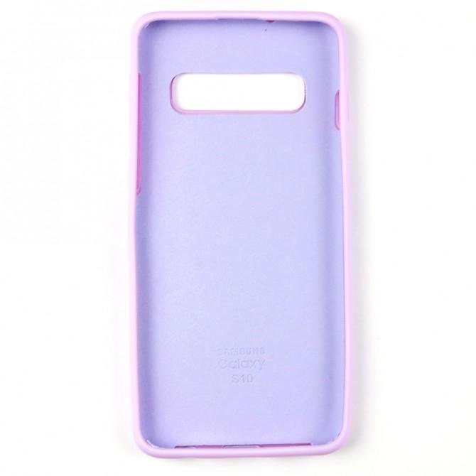 Чохол силіконовий для Samsung G973 Galaxy S10 Бузковий FULL-2