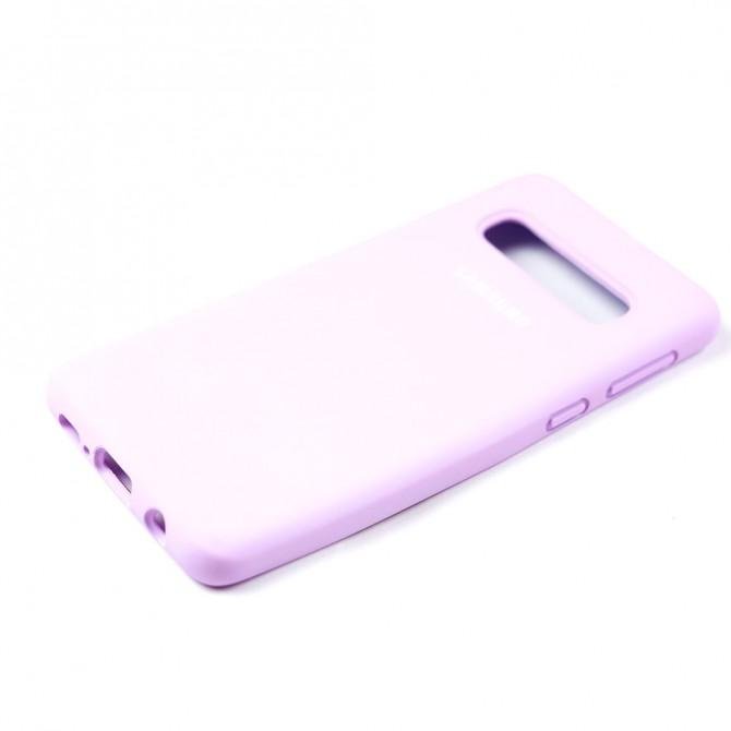 Чохол силіконовий для Samsung G973 Galaxy S10 Бузковий FULL-4