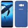 Чохол силіконовий для Samsung G955 Galaxy S8 Plus Темно синій FULL