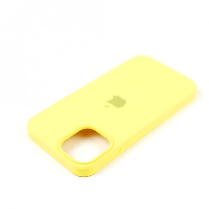 Чохол силіконовий для iPhone 12 mini Жовтий FULL-3