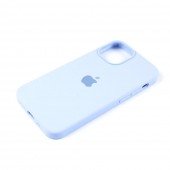 Чехол силиконовый для iPhone 12 mini Голубой FULL Чехол силиконовый для iPhone 12 mini Голубой FULL
