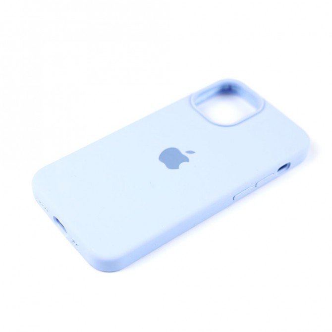 Чехол силиконовый для iPhone 12 mini Голубой FULL-4