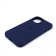 Чохол силіконовий для iPhone 12 mini Темно Синій FULL
