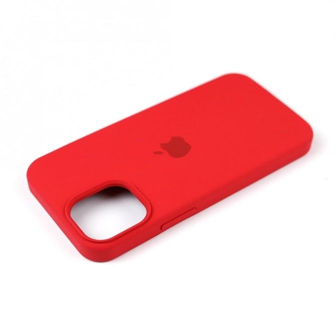 Чохол силіконовий для iPhone 12 mini Вишневий FULL-3