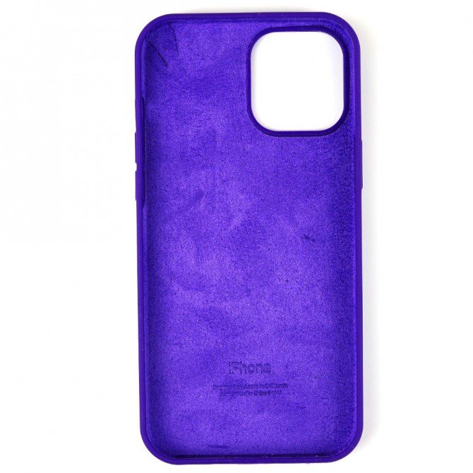 Чохол силіконовий для iPhone 12 mini Фіолетовий FULL-2