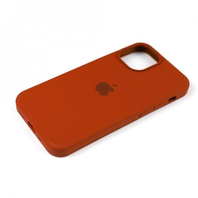 Чехол силиконовый для iPhone 12 mini Коричневый FULL-4