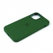 Чохол силіконовий для iPhone 12 mini Темно зелений FULL Чохол силіконовий для iPhone 12 mini Темно зелений FULL