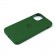 Чехол силиконовый для iPhone 12 mini Темно зеленый FULL