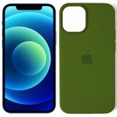 Чехол силиконовый для iPhone 12 mini Хаки FULL Чехол силиконовый для iPhone 12 mini Хаки FULL