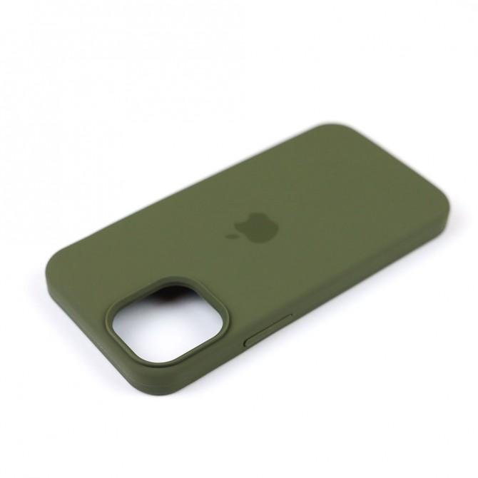 Чохол силіконовий для iPhone 12 /12 Pro Болотний FULL-2