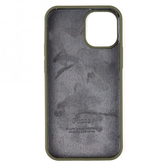 Чохол силіконовий для iPhone 12 /12 Pro Болотний FULL-3