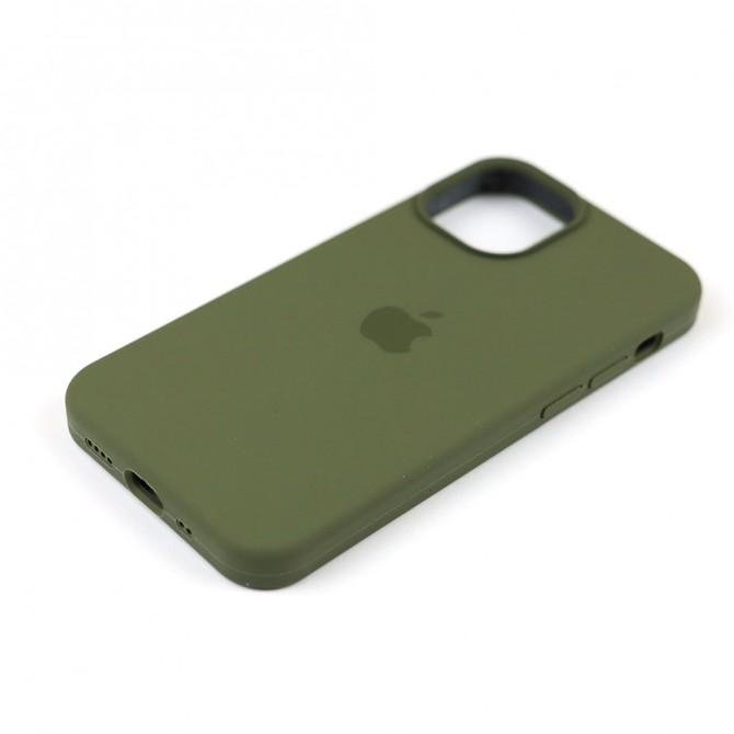 Чохол силіконовий для iPhone 12 /12 Pro Болотний FULL-4