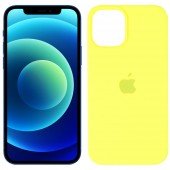 Чехол силиконовый для iPhone 12 /12 Pro Лимонный FULL Чехол силиконовый для iPhone 12 /12 Pro Лимонный FULL