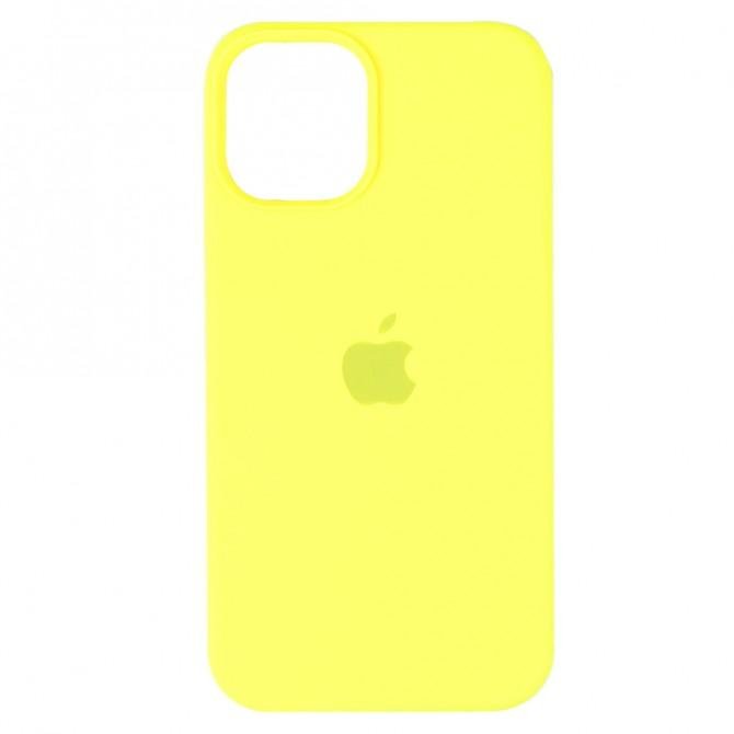 Чехол силиконовый для iPhone 12 /12 Pro Лимонный FULL-1