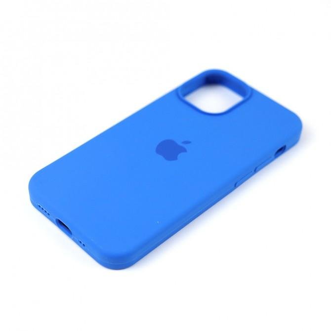 Чехол силиконовый для iPhone 12 /12 Pro Морской синий FULL-3