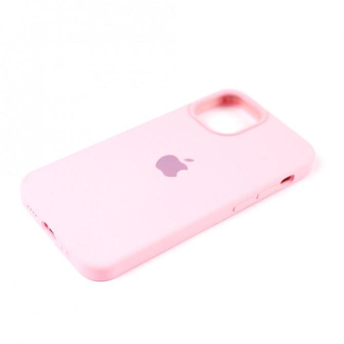 Чохол силіконовий для iPhone 12 /12 Pro Рожевий FULL-3